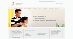 Desktop Screenshot of myoreflextherapie.de